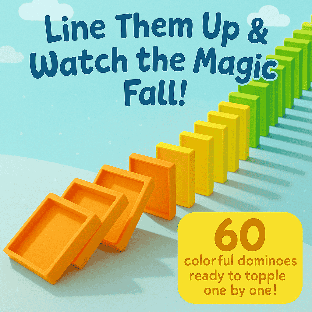 Domino Train Toy Set