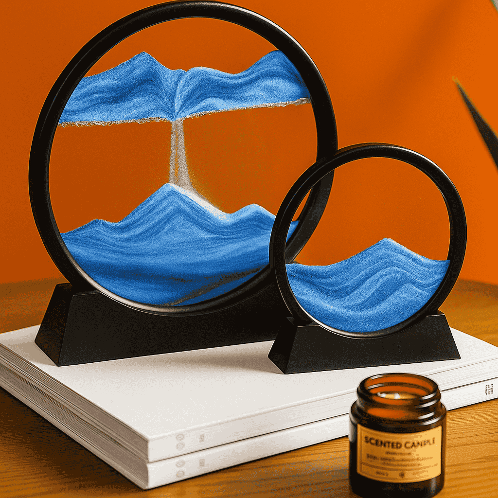 Kinetic Sandscape Art Table Desk