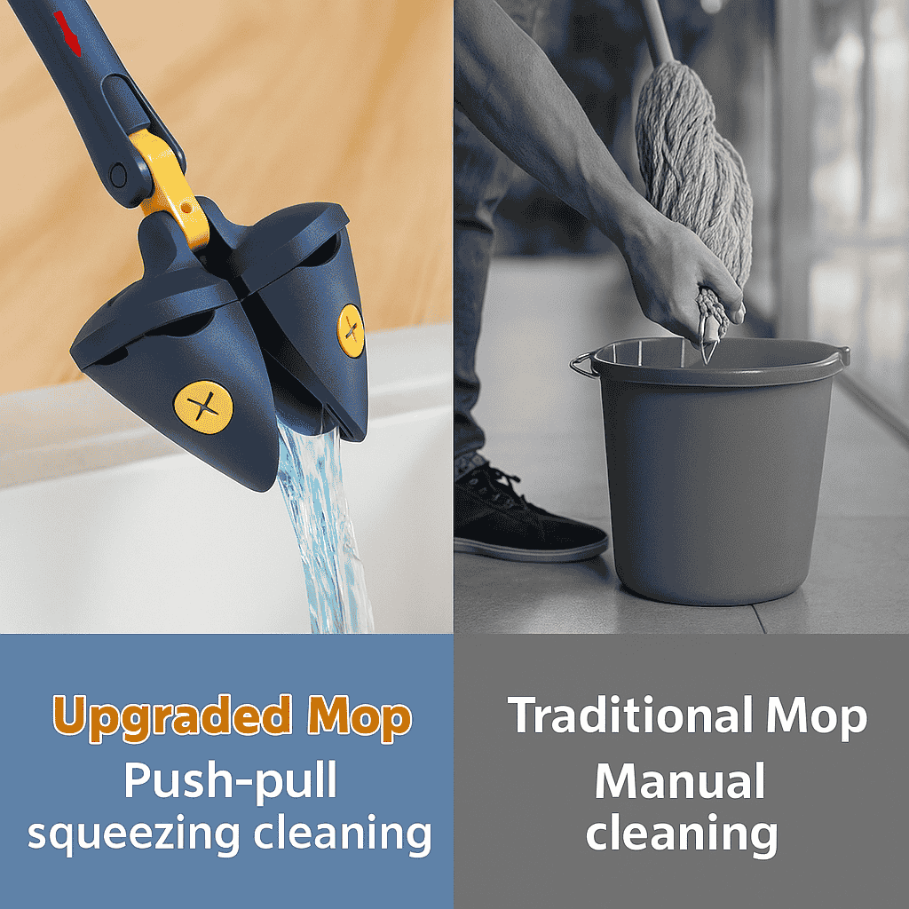 Squeezing Triangle Cleaning Mop